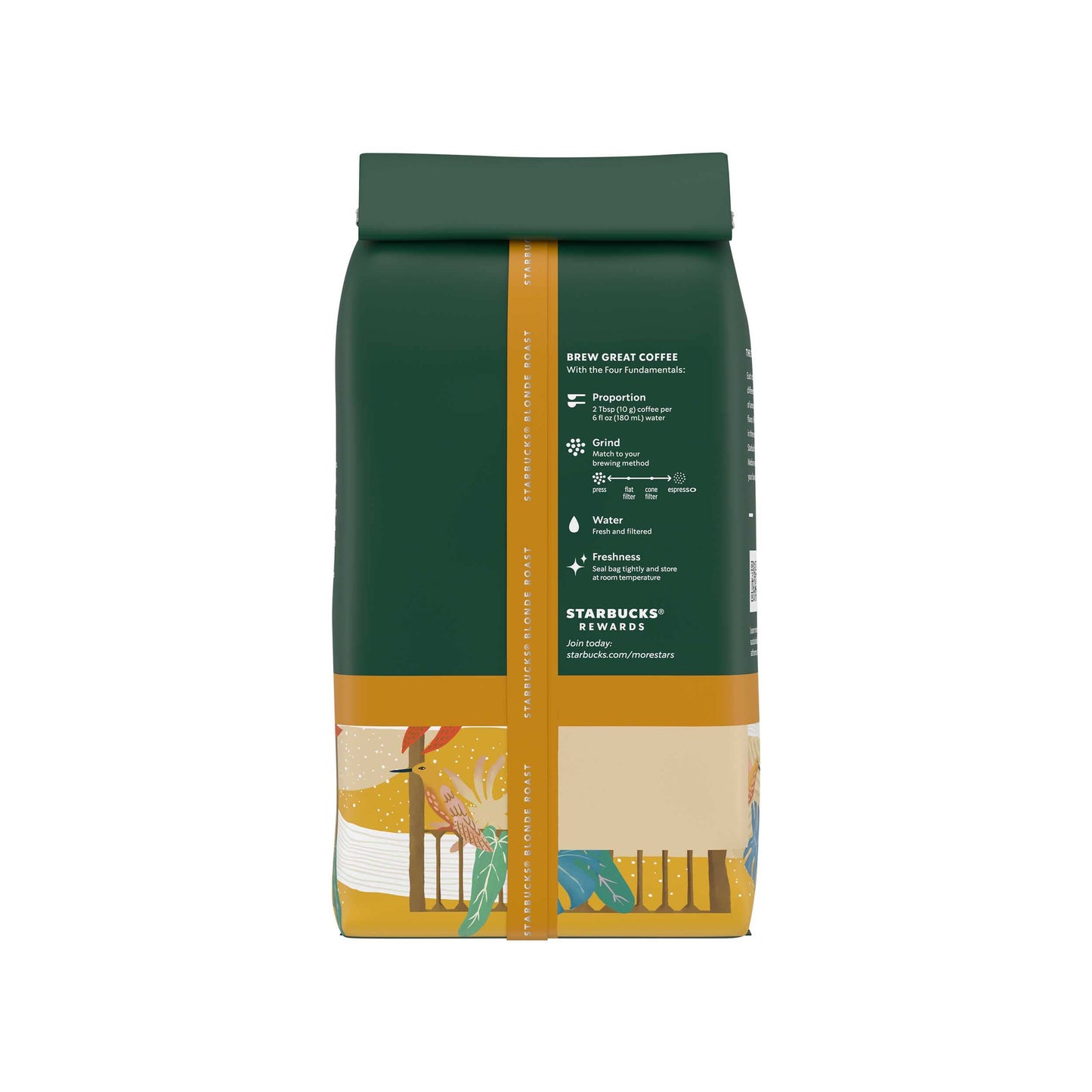 Starbucks-Whole Bean Coffee-Blonde Roast Coffee-Veranda Blend-100% Arabica-6 bags (12 oz each) - Deals4Coffee
