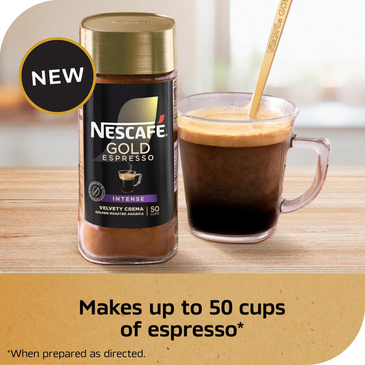 NESCAFÉ-Gold Espresso Intense-Instant Coffee-3.5 oz (Pack of 2) - Deals4Coffee