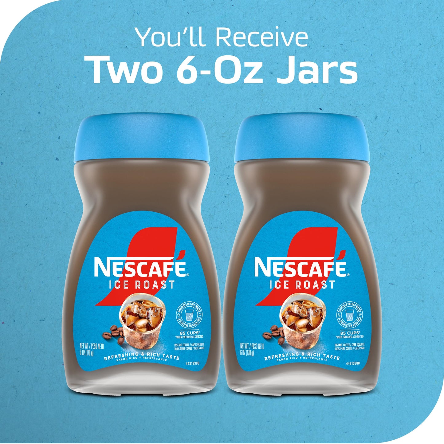 NESCAFÉ-Ice Roast-Instant Iced Coffee-2 Jars (6 Oz Each) - Deals4Coffee