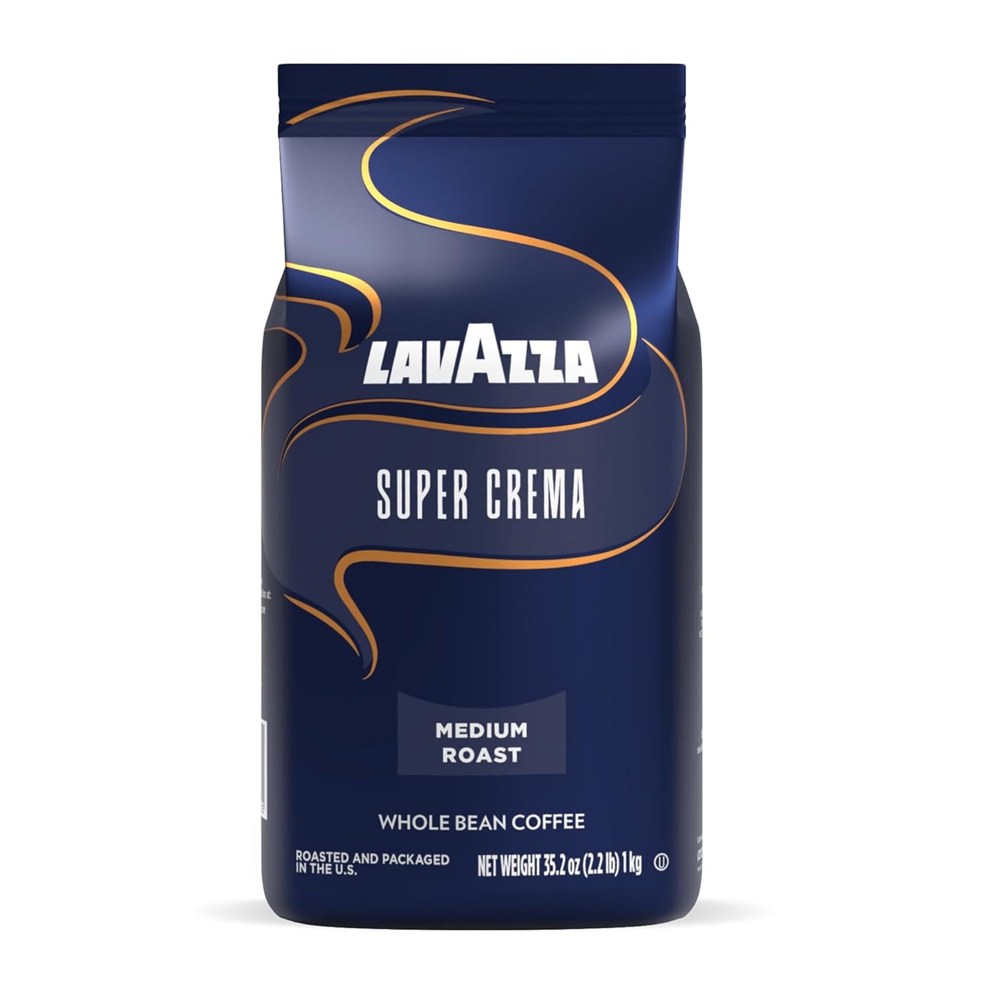 Lavazza Super Crema - Lavazza Super Crema Whole Bean - Lavazza Super Crema Whole Bean Coffee - Medium Espresso Roast - Arabica and Robusta Blend - Deals4Coffee