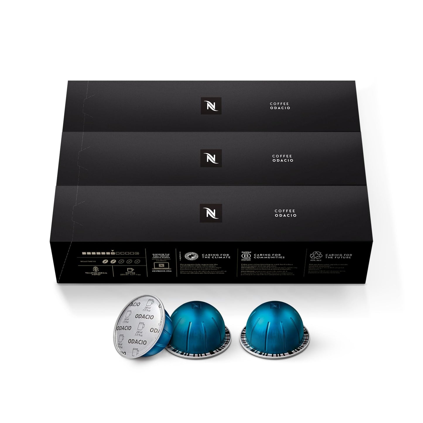 Nespresso-Capsules Vertuo-Voltesso-Mild Roast Espresso-50 Count Espresso Pods-Brews 1.35oz. - Deals4Coffee