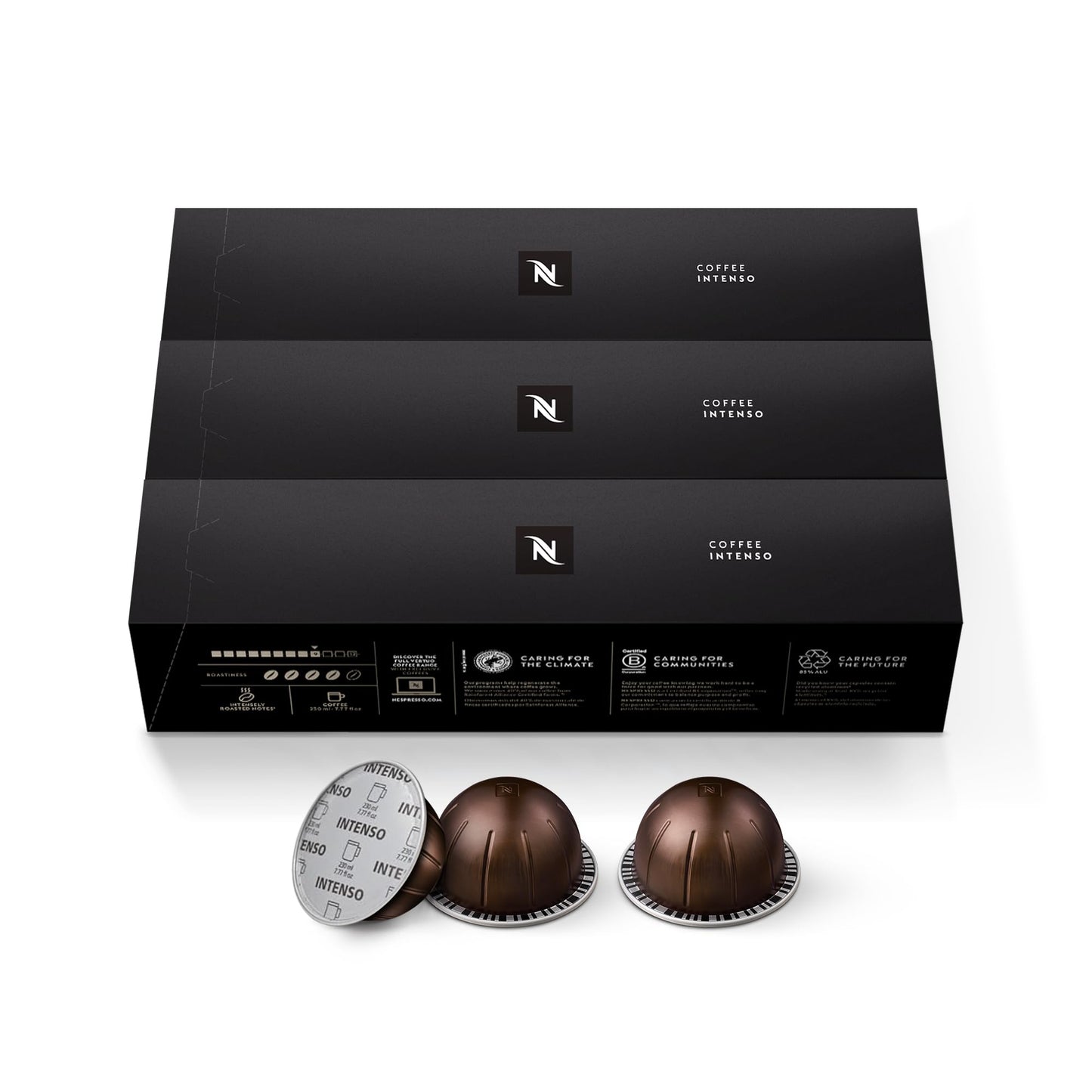 Nespresso-Capsules Vertuo-Voltesso-Mild Roast Espresso-50 Count Espresso Pods-Brews 1.35oz. - Deals4Coffee