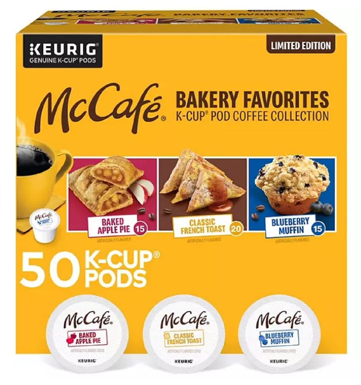 McCafe Colombian-Single Serve Coffee Keurig-K Cup Pods-Medium Roast-96 Count - Deals4Coffee