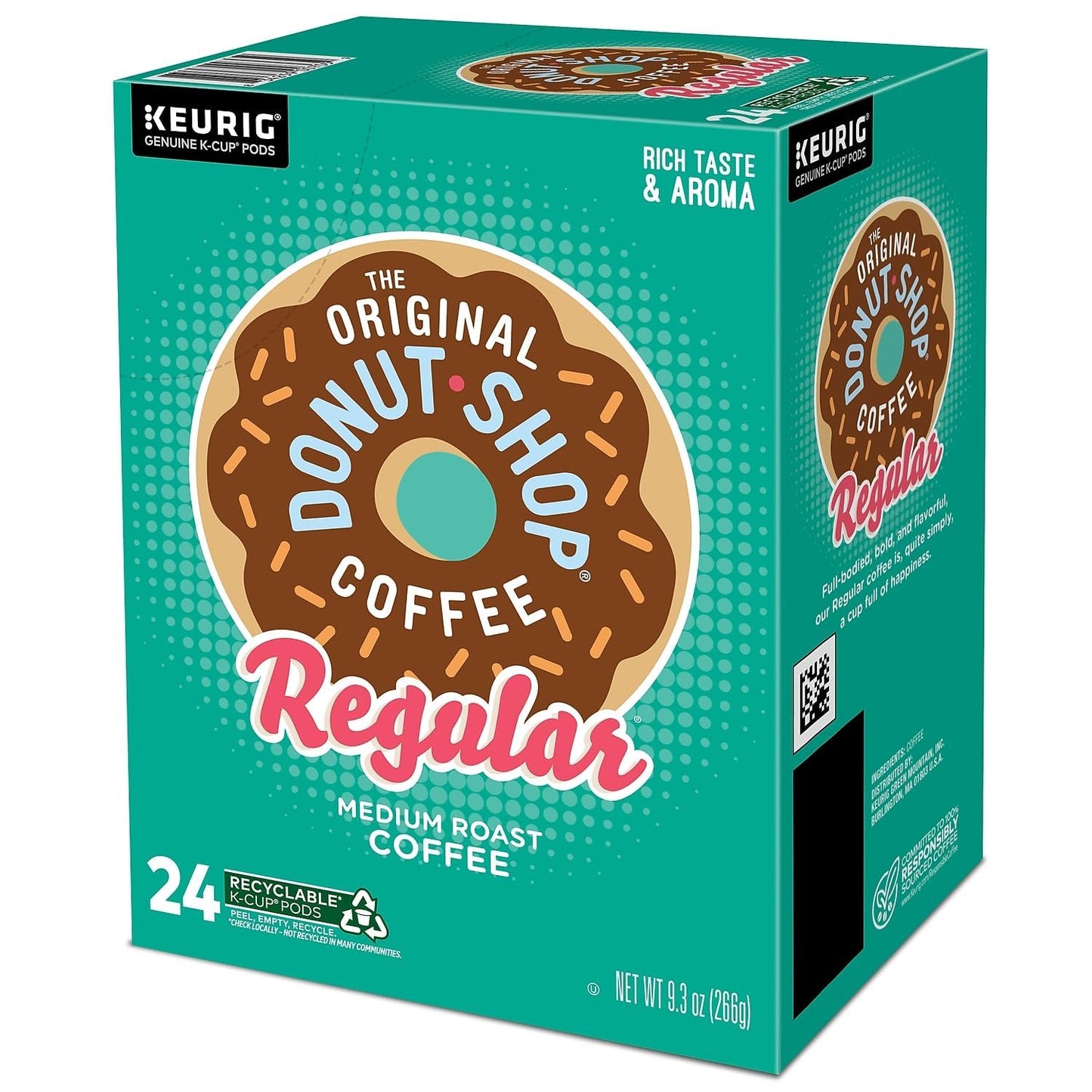 The Original Donut Shop-Regular Keurig Single Serve -K Cup Pods-Medium Roast Coffee-96 Count - Deals4Coffee