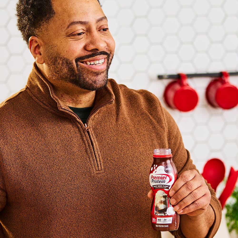 Premier Protein-Shake-Café Latte-30g Protein-1g Sugar-24 Vitamins & Minerals-Nutrients to Support Immune Health 11.5 fl oz-12 Pack - Deals4Coffee