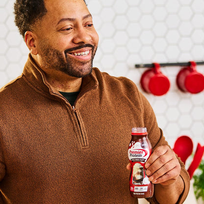 Premier Protein-Shake-Café Latte-30g Protein-1g Sugar-24 Vitamins & Minerals-Nutrients to Support Immune Health 11.5 fl oz-12 Pack - Deals4Coffee