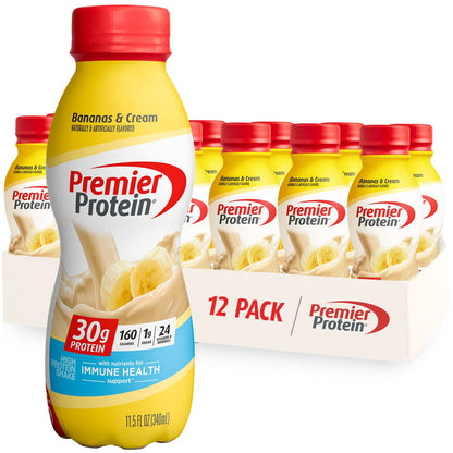 Premier Protein-Shake-Café Latte-30g Protein-1g Sugar-24 Vitamins & Minerals-Nutrients to Support Immune Health 11.5 fl oz-12 Pack - Deals4Coffee
