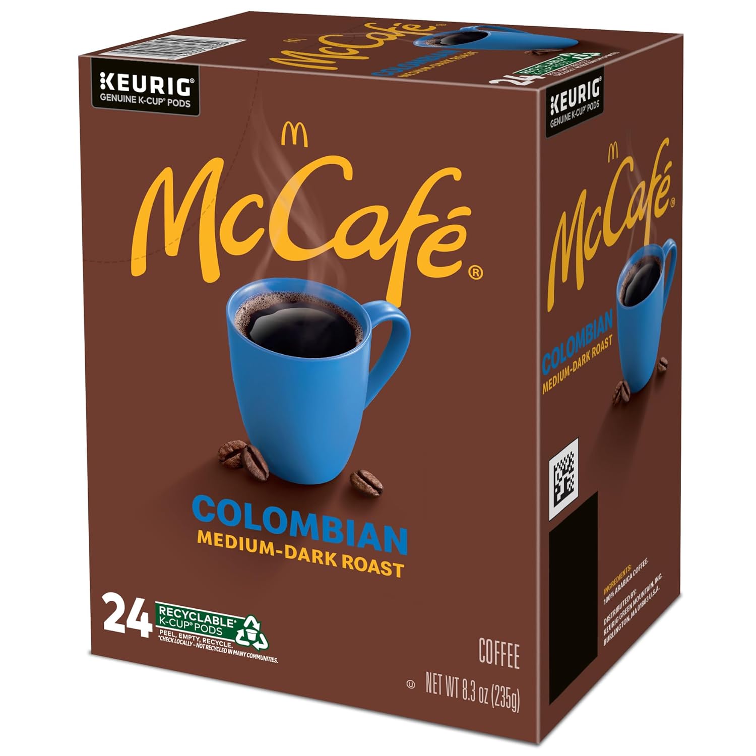 McCafe Colombian-Single Serve Coffee Keurig-K Cup Pods-Medium Roast-96 Count - Deals4Coffee