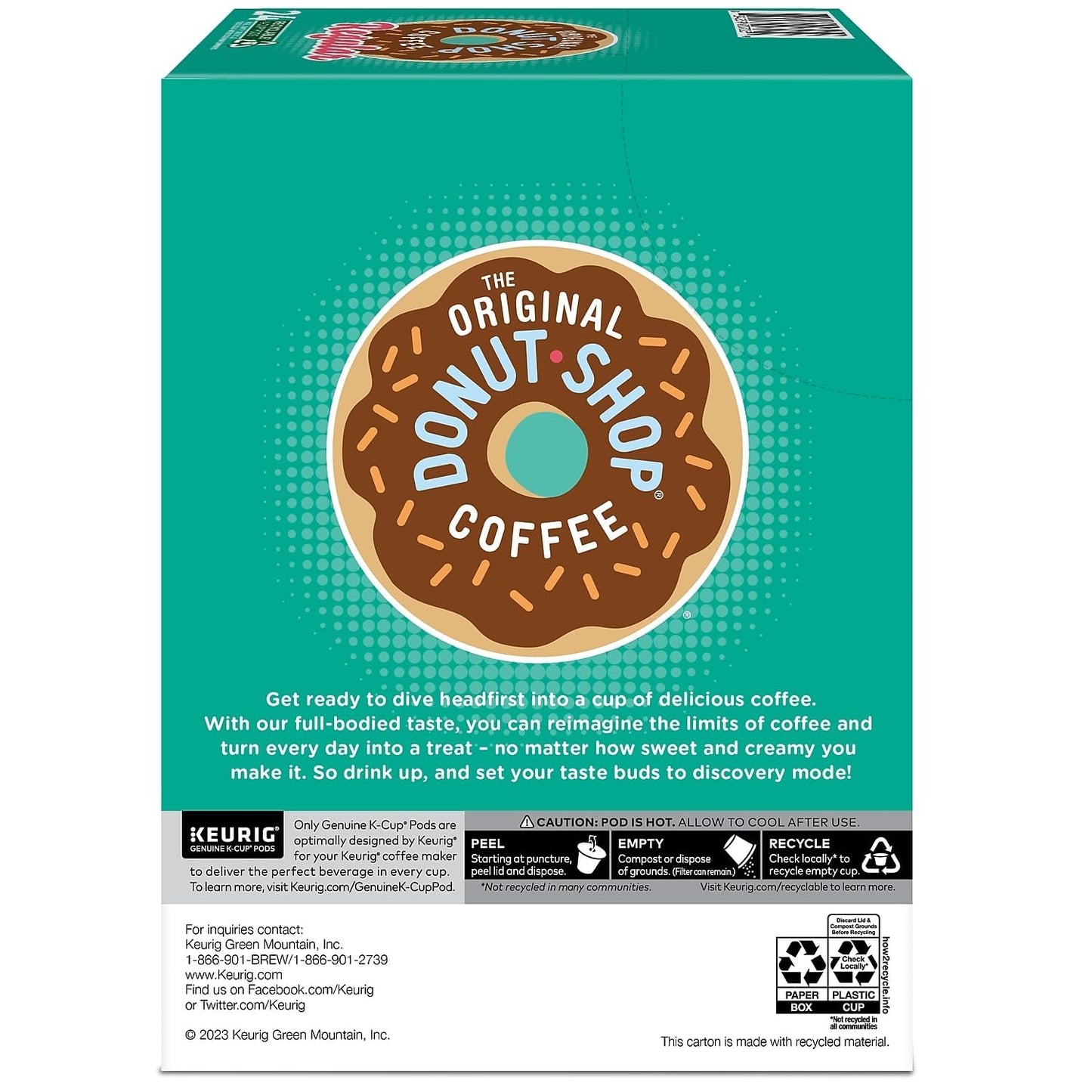 The Original Donut Shop-Regular Keurig Single Serve -K Cup Pods-Medium Roast Coffee-96 Count - Deals4Coffee