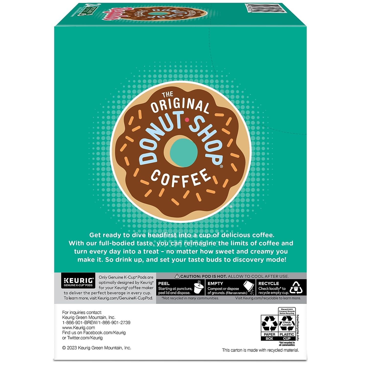The Original Donut Shop-Regular Keurig Single Serve -K Cup Pods-Medium Roast Coffee-96 Count - Deals4Coffee