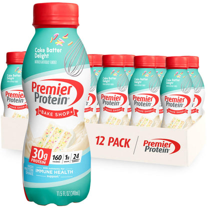 Premier Protein-Shake-Café Latte-30g Protein-1g Sugar-24 Vitamins & Minerals-Nutrients to Support Immune Health 11.5 fl oz-12 Pack - Deals4Coffee