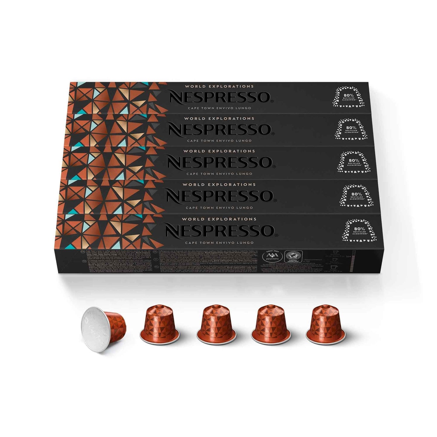 Nespresso-Capsules Original Line-Morning Lungo Blends Variety Pack-Mild to Medium to Dark Roast Coffee-50 Count Coffee Pods - Deals4Coffee