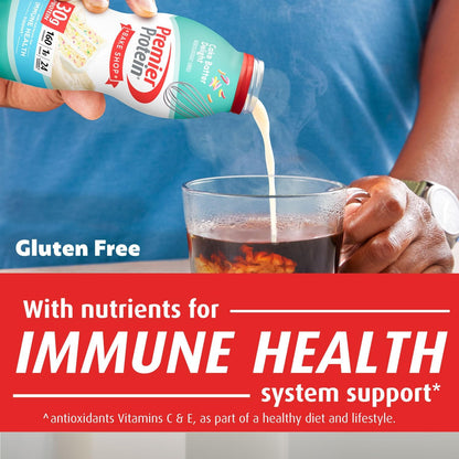 Premier Protein-Shake-Café Latte-30g Protein-1g Sugar-24 Vitamins & Minerals-Nutrients to Support Immune Health 11.5 fl oz-12 Pack - Deals4Coffee