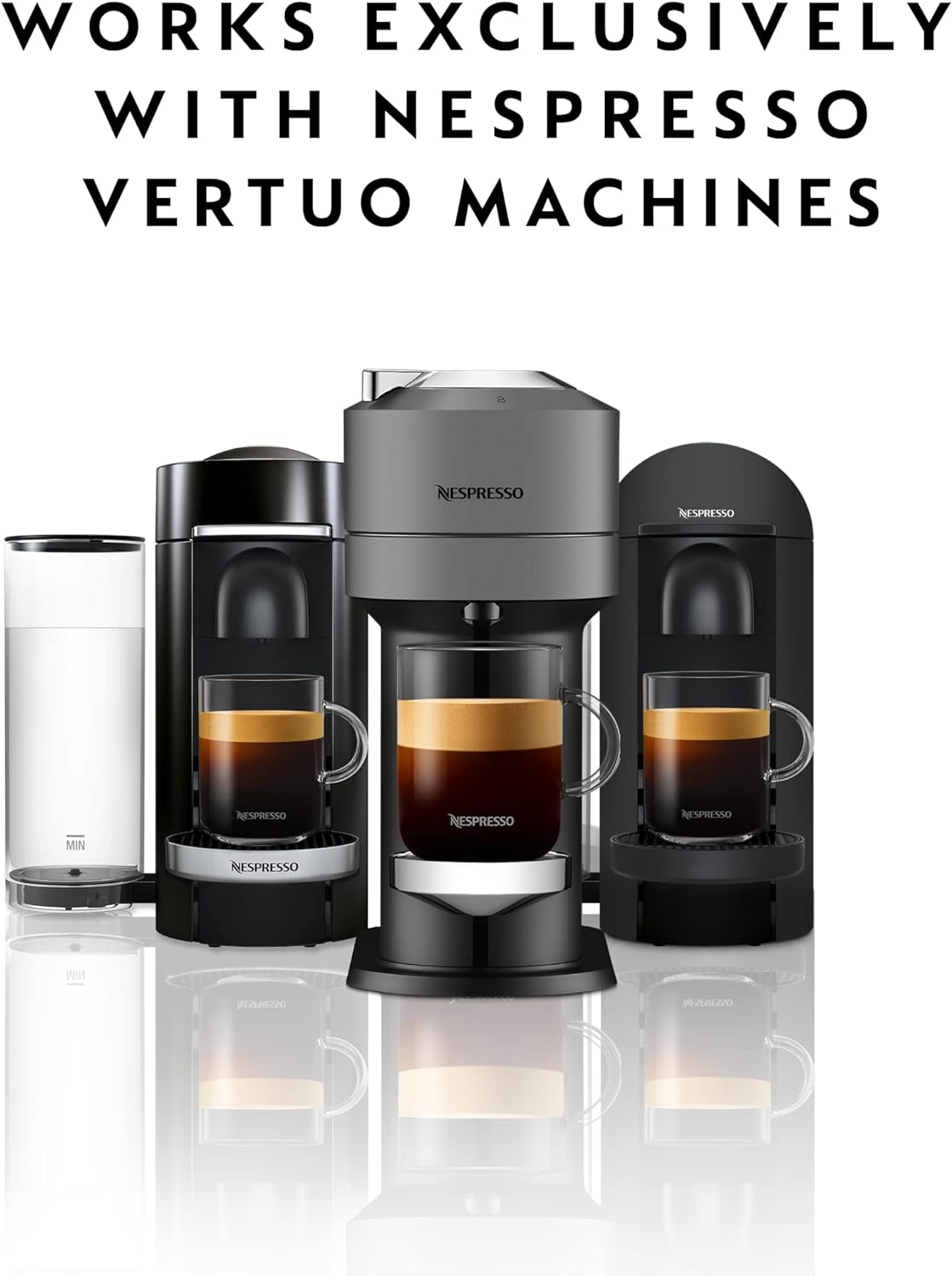 Nespresso-Capsules Vertuo-Voltesso-Mild Roast Espresso-50 Count Espresso Pods-Brews 1.35oz. - Deals4Coffee