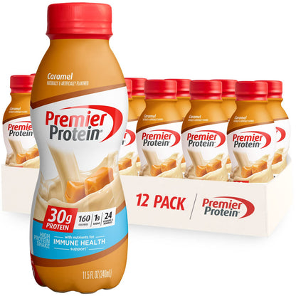 Premier Protein-Shake-Café Latte-30g Protein-1g Sugar-24 Vitamins & Minerals-Nutrients to Support Immune Health 11.5 fl oz-12 Pack - Deals4Coffee