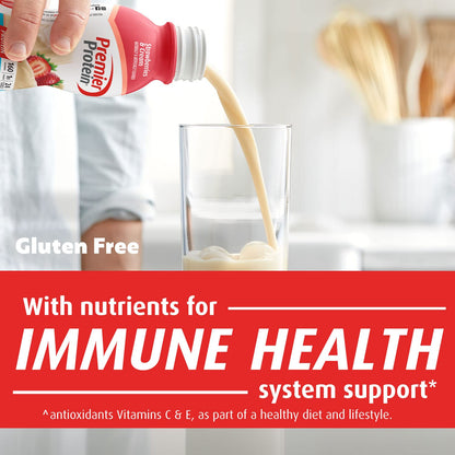 Premier Protein-Shake-Café Latte-30g Protein-1g Sugar-24 Vitamins & Minerals-Nutrients to Support Immune Health 11.5 fl oz-12 Pack - Deals4Coffee