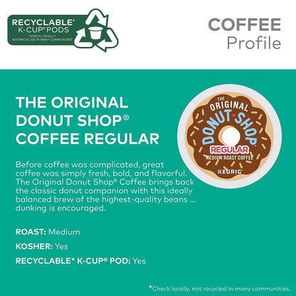 The Original Donut Shop-Regular Keurig Single Serve -K Cup Pods-Medium Roast Coffee-96 Count - Deals4Coffee