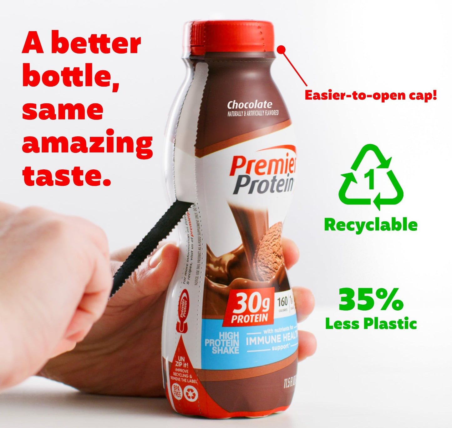 Premier Protein-Shake-Café Latte-30g Protein-1g Sugar-24 Vitamins & Minerals-Nutrients to Support Immune Health 11.5 fl oz-12 Pack - Deals4Coffee