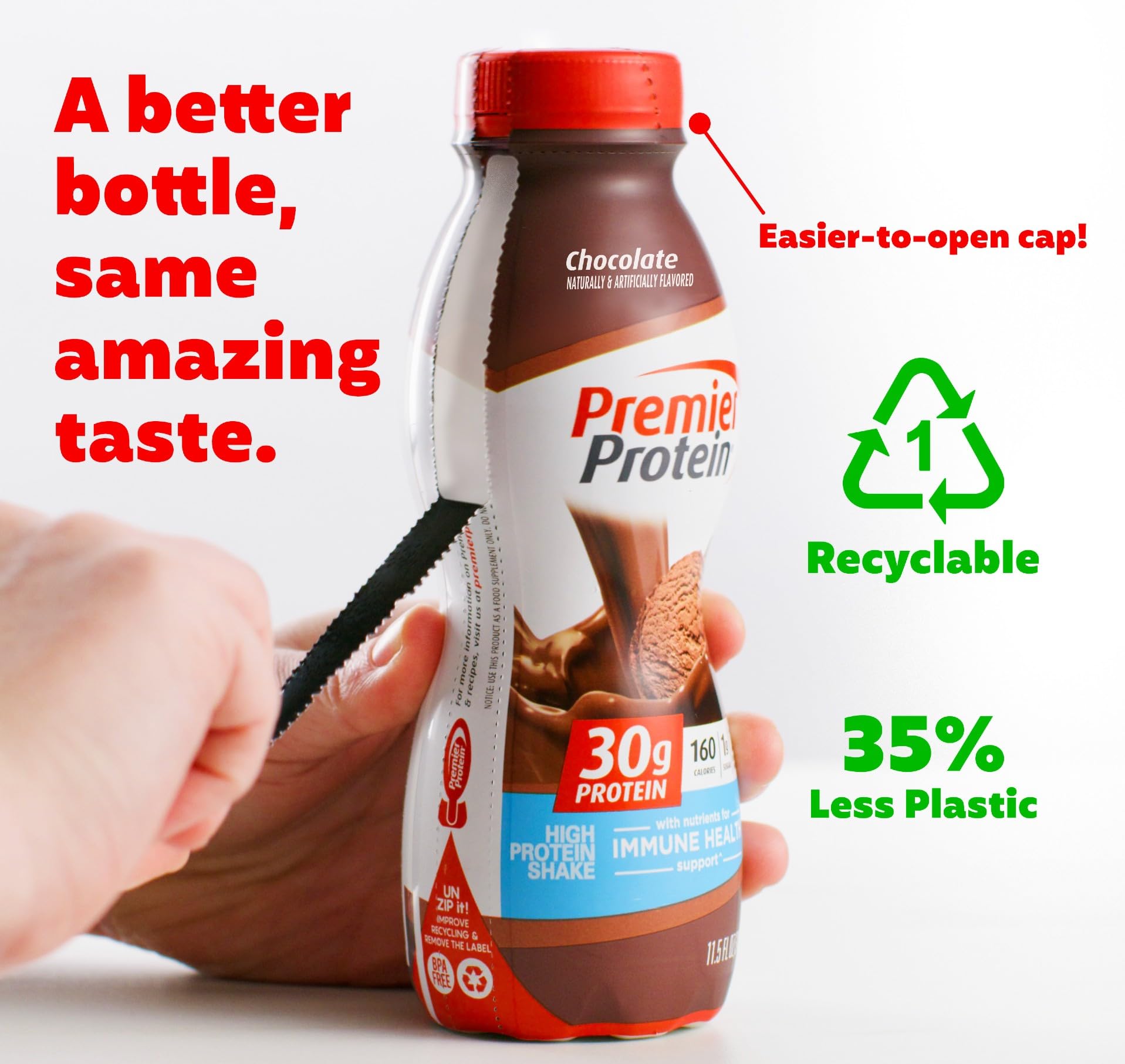 Premier Protein-Shake-Café Latte-30g Protein-1g Sugar-24 Vitamins & Minerals-Nutrients to Support Immune Health 11.5 fl oz-12 Pack - Deals4Coffee