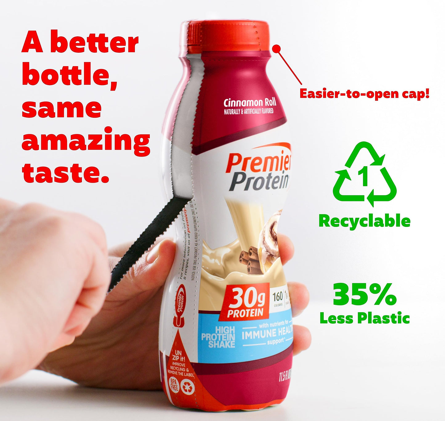 Premier Protein-Shake-Café Latte-30g Protein-1g Sugar-24 Vitamins & Minerals-Nutrients to Support Immune Health 11.5 fl oz-12 Pack - Deals4Coffee