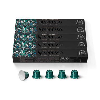 Nespresso-Capsules Original Line-Morning Lungo Blends Variety Pack-Mild to Medium to Dark Roast Coffee-50 Count Coffee Pods - Deals4Coffee