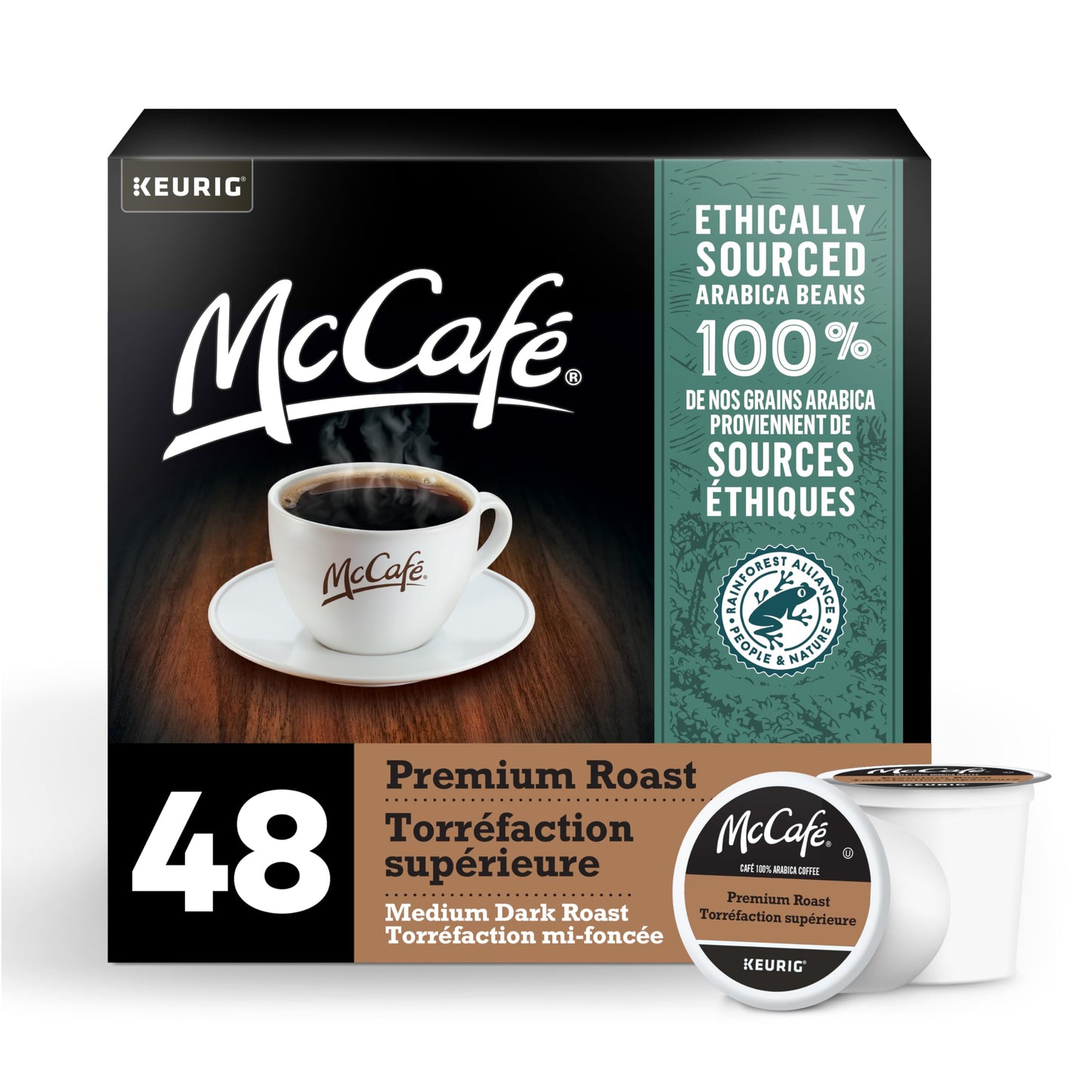 McCafe Colombian-Single Serve Coffee Keurig-K Cup Pods-Medium Roast-96 Count - Deals4Coffee