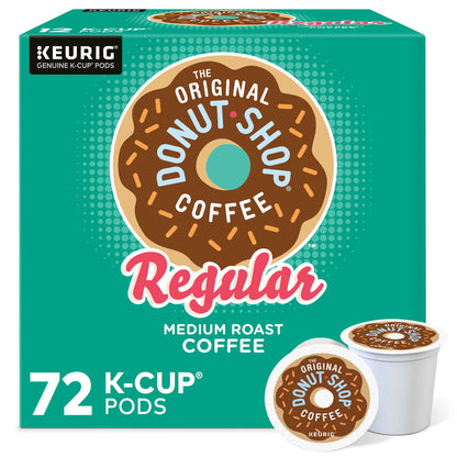 The Original Donut Shop-Regular Keurig Single Serve -K Cup Pods-Medium Roast Coffee-96 Count - Deals4Coffee