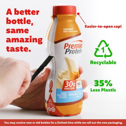 Premier Protein-Shake-Café Latte-30g Protein-1g Sugar-24 Vitamins & Minerals-Nutrients to Support Immune Health 11.5 fl oz-12 Pack - Deals4Coffee