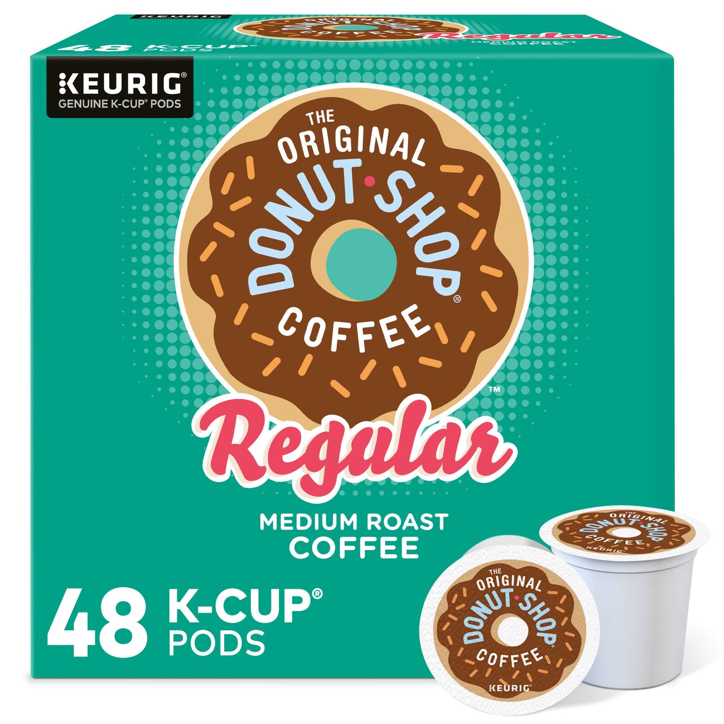 The Original Donut Shop-Regular Keurig Single Serve -K Cup Pods-Medium Roast Coffee-96 Count - Deals4Coffee