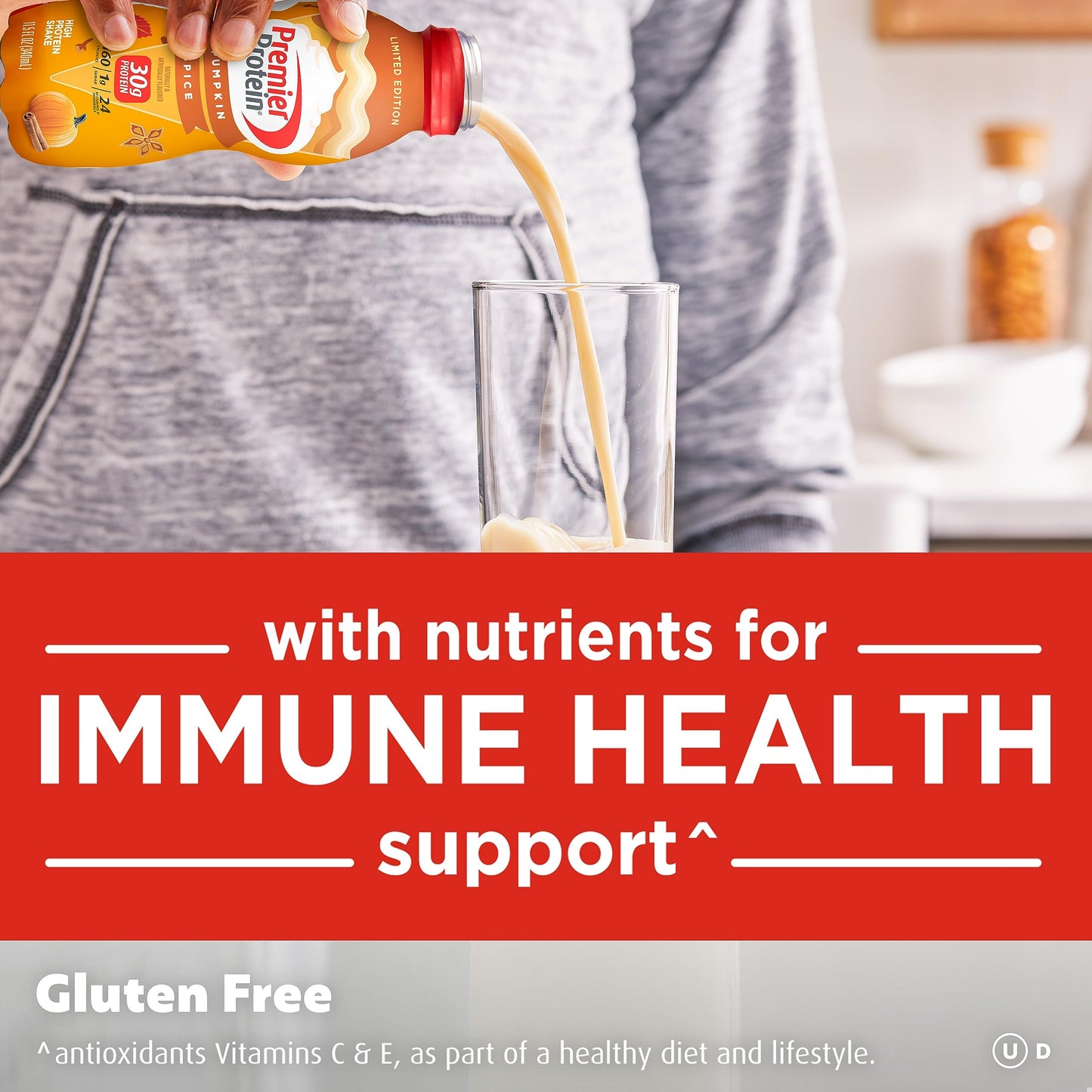 Premier Protein-Shake-Café Latte-30g Protein-1g Sugar-24 Vitamins & Minerals-Nutrients to Support Immune Health 11.5 fl oz-12 Pack - Deals4Coffee