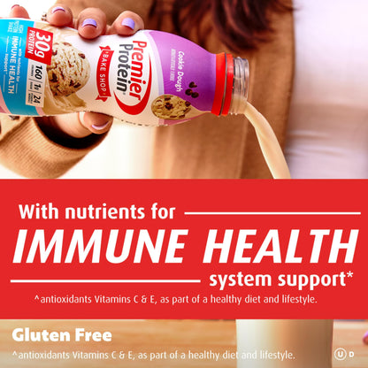 Premier Protein-Shake-Café Latte-30g Protein-1g Sugar-24 Vitamins & Minerals-Nutrients to Support Immune Health 11.5 fl oz-12 Pack - Deals4Coffee