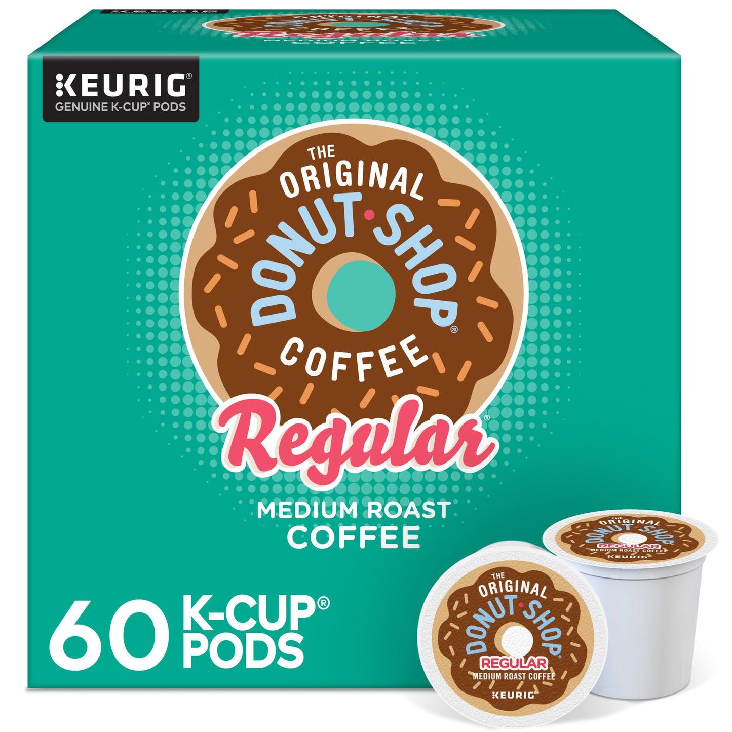 The Original Donut Shop-Regular Keurig Single Serve -K Cup Pods-Medium Roast Coffee-96 Count - Deals4Coffee