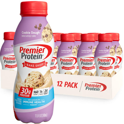 Premier Protein-Shake-Café Latte-30g Protein-1g Sugar-24 Vitamins & Minerals-Nutrients to Support Immune Health 11.5 fl oz-12 Pack - Deals4Coffee