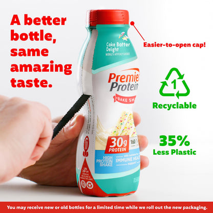 Premier Protein-Shake-Café Latte-30g Protein-1g Sugar-24 Vitamins & Minerals-Nutrients to Support Immune Health 11.5 fl oz-12 Pack - Deals4Coffee