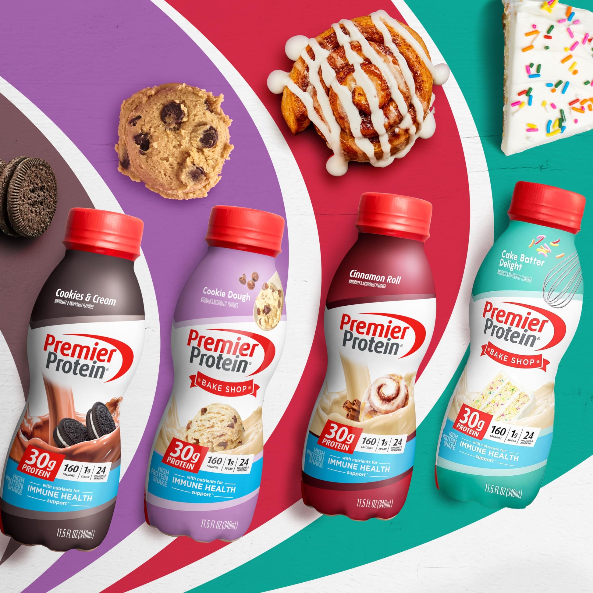 Premier Protein-Shake-Café Latte-30g Protein-1g Sugar-24 Vitamins & Minerals-Nutrients to Support Immune Health 11.5 fl oz-12 Pack - Deals4Coffee