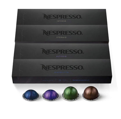 Nespresso-Capsules Vertuo-Dark Assortment Variety Pack-Dark Roast Coffee & Espresso-40 Count Coffee & Espresso Pods-Brews 7.8 oz. and 1.35oz - Deals4Coffee
